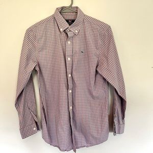 Vineyard Vines boys cotton poplin button down shirt